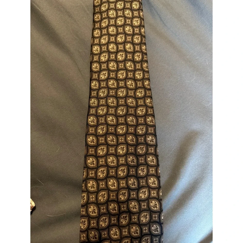Mens Silk Tie Lot 8pc Polo Ralph Lauren Tommy Hilfiger Paisley Plaid Geometric